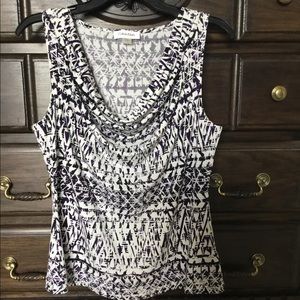 Beautiful draped neck tank